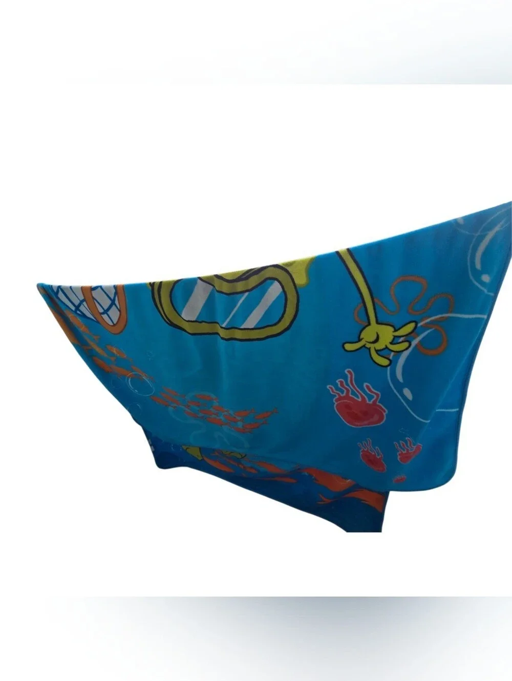 Vintage SpongeBob SquarePants Nickelodeon Twin Blanket 63x80